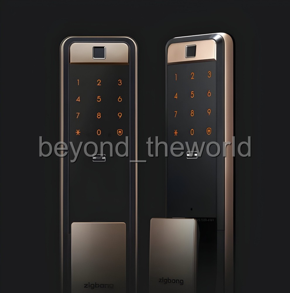 Zigbang SHP-DP960 Plus Push Pull Digital Smart Door Lock w/ Key Tag
