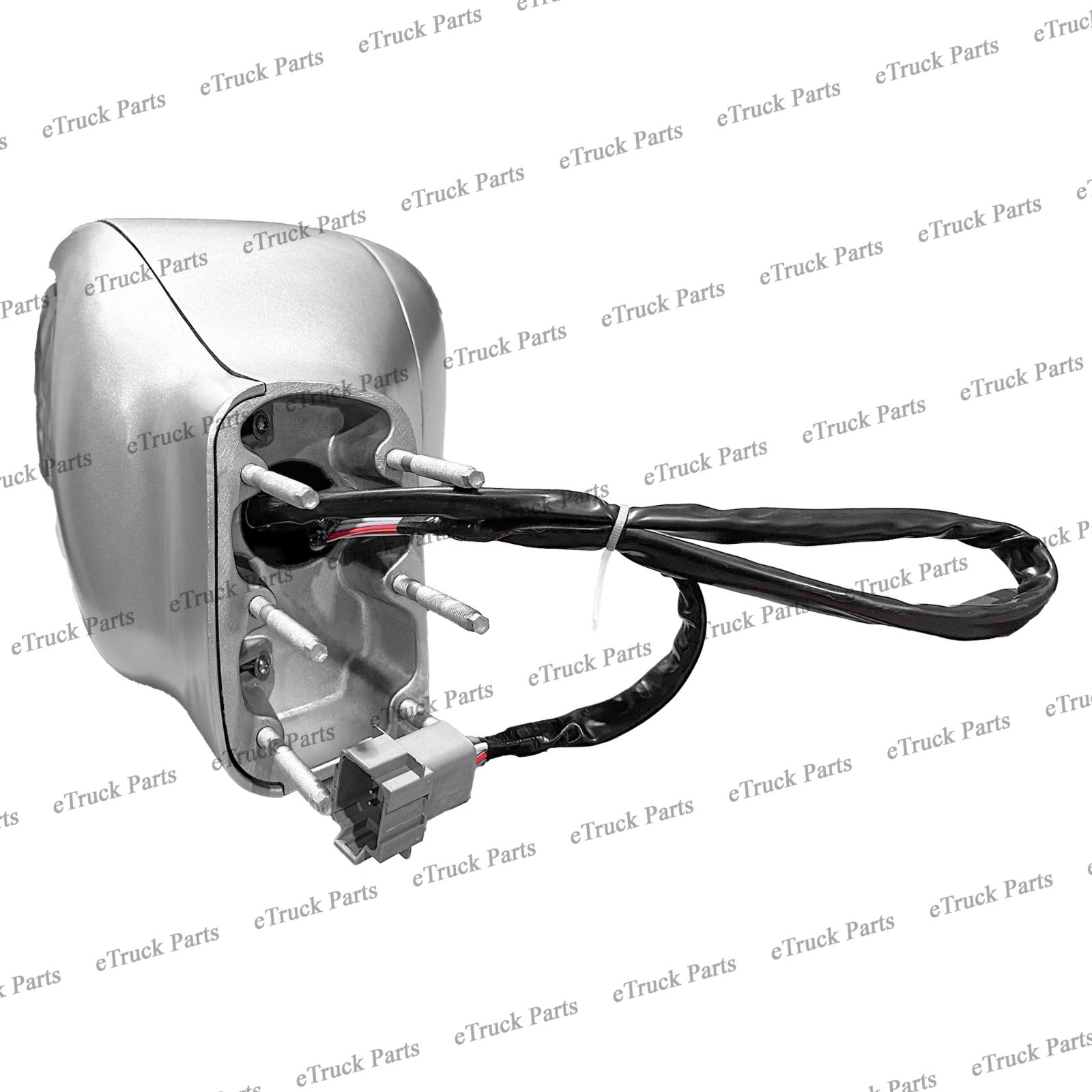 2008 - Peterbilt 388 389 567 589 RH Headlight Assembly w/ Matte Chrome Housing