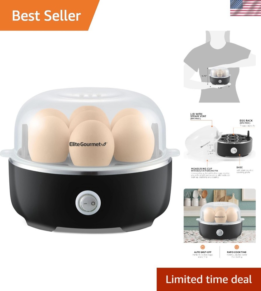 Automatic 7-Egg Cooker: Quick, Delicious & Consistent Egg Cooking Made Simple