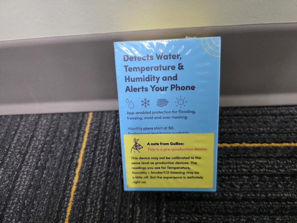 Kangaroo Water + Climate Sensor Detects Leaks iOS / Android Wi-Fi NEW SEALED