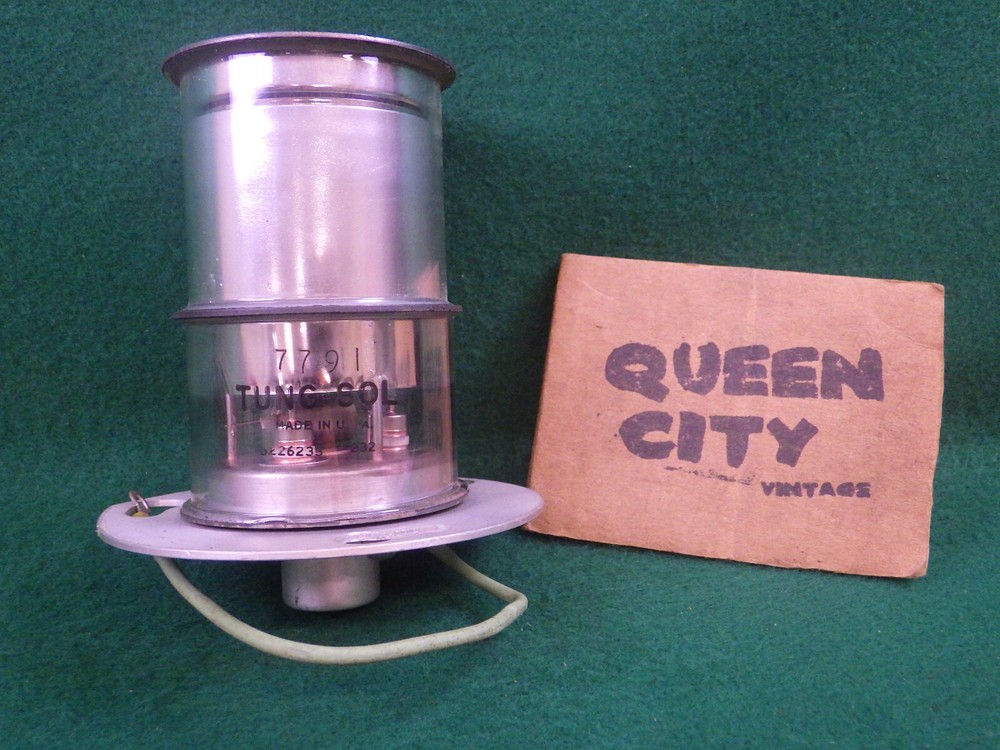 Vintage radio/electronics Tung Sol 7791 high voltage hydrogen diode