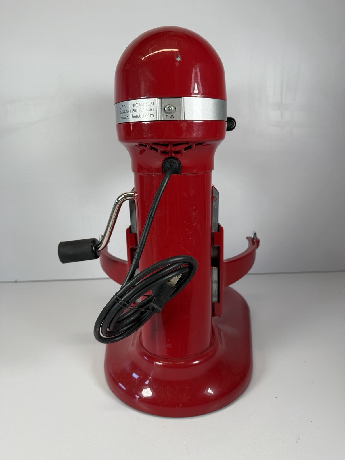 KitchenAid K 6Qt Stand Mixer Red As Is For Parts Repair Won’t Power On