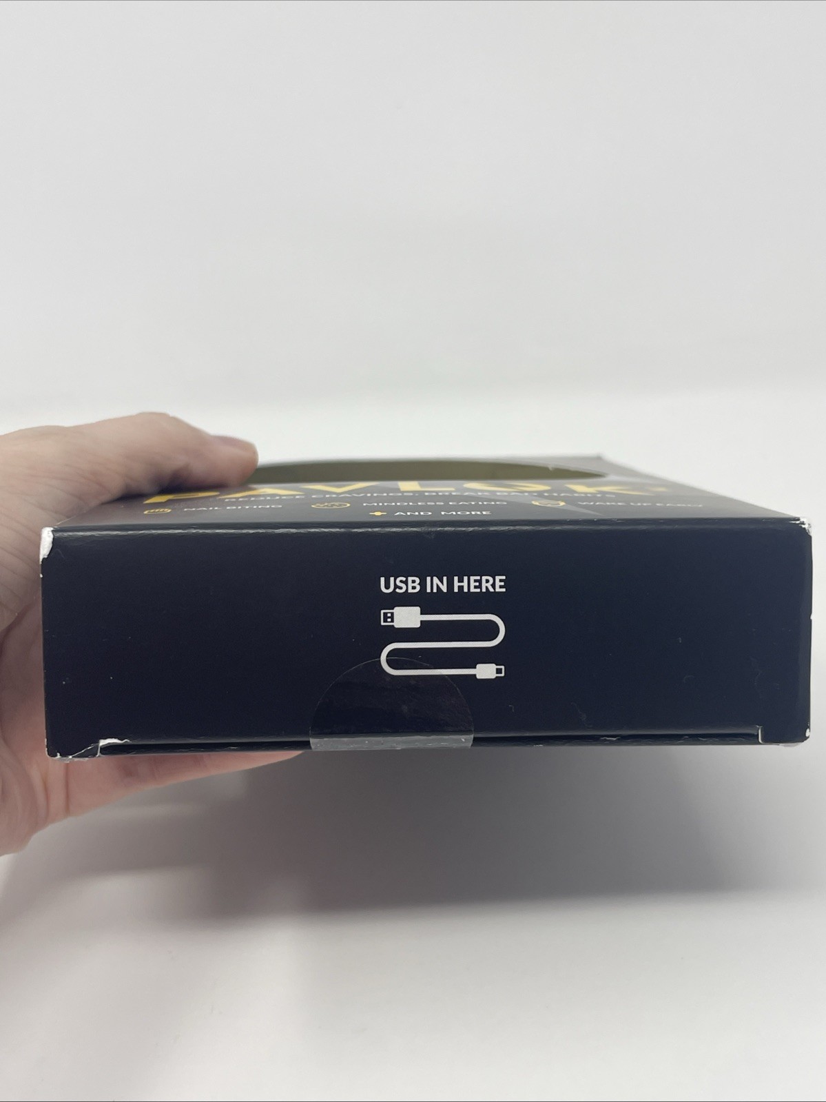 Pavlok 2 Shock Impulse Black Wrist Band Silent Alarm Break Bad Habits Open Box