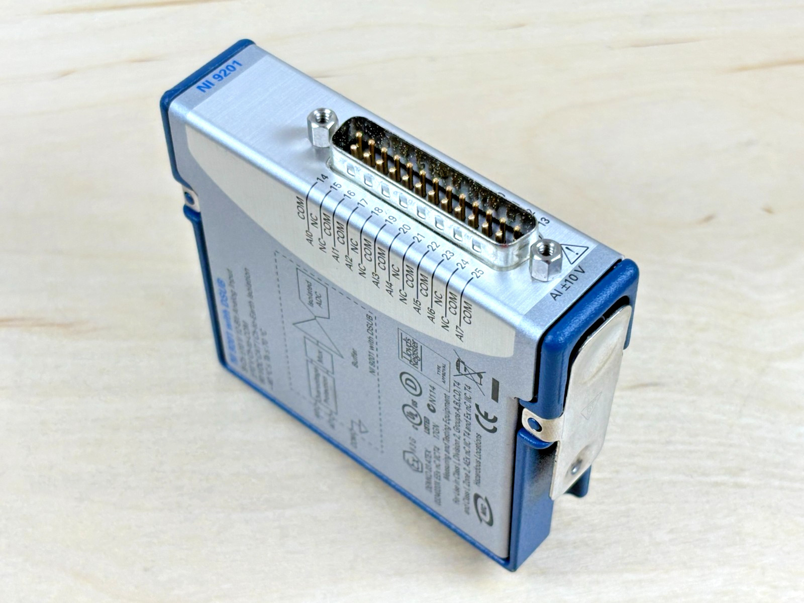 National Instruments NI 9201 w/ DSUB Analog Input Module, 8-Channel