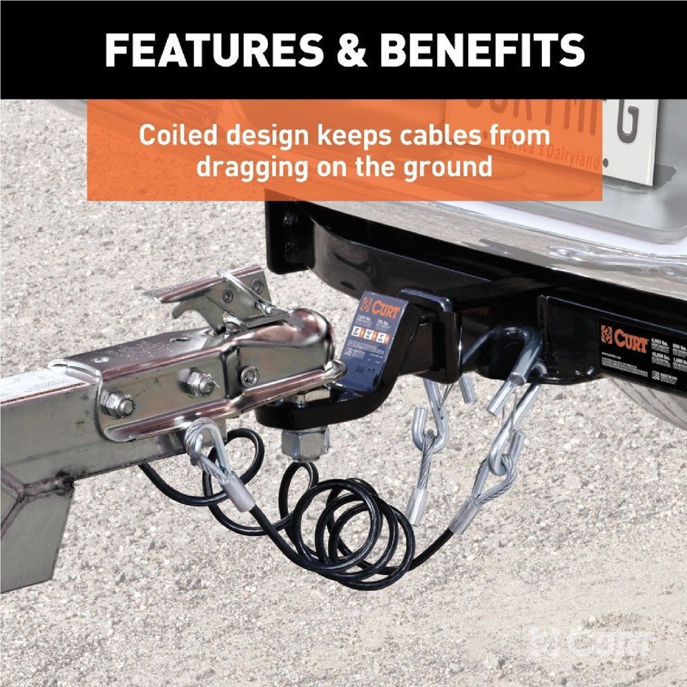 Curt 80176 Safety Cables