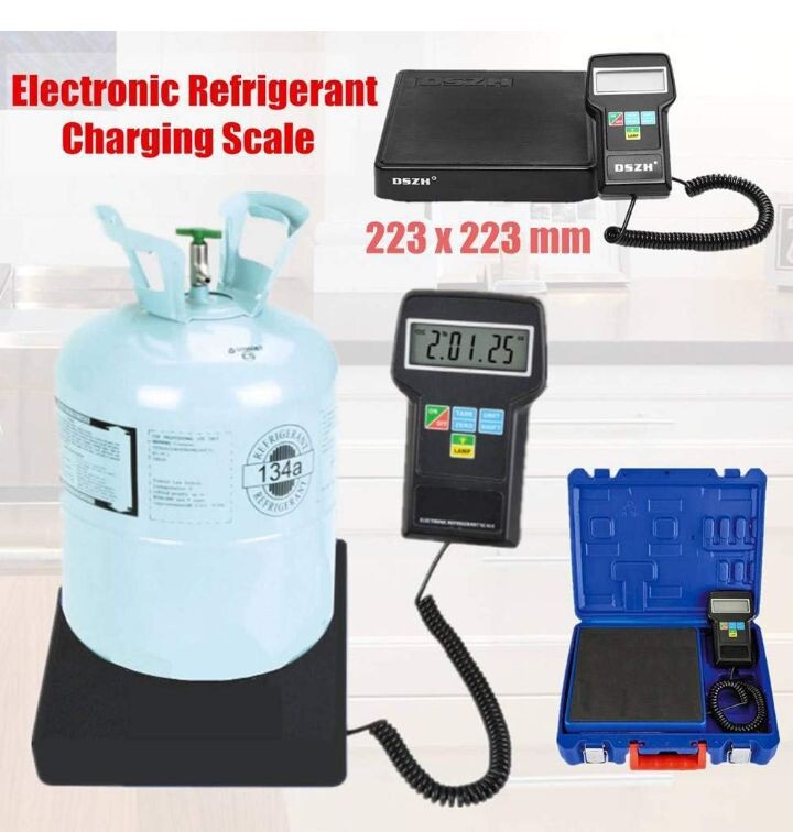 High Precision Digital Refrigerant Charging Scale Electronic Freon Scale 220