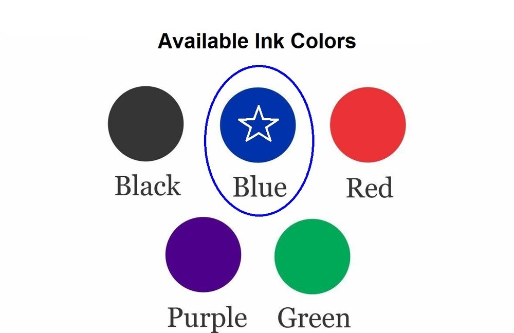 Colop Printer 40 Replacement Ink Pad Blue Ink