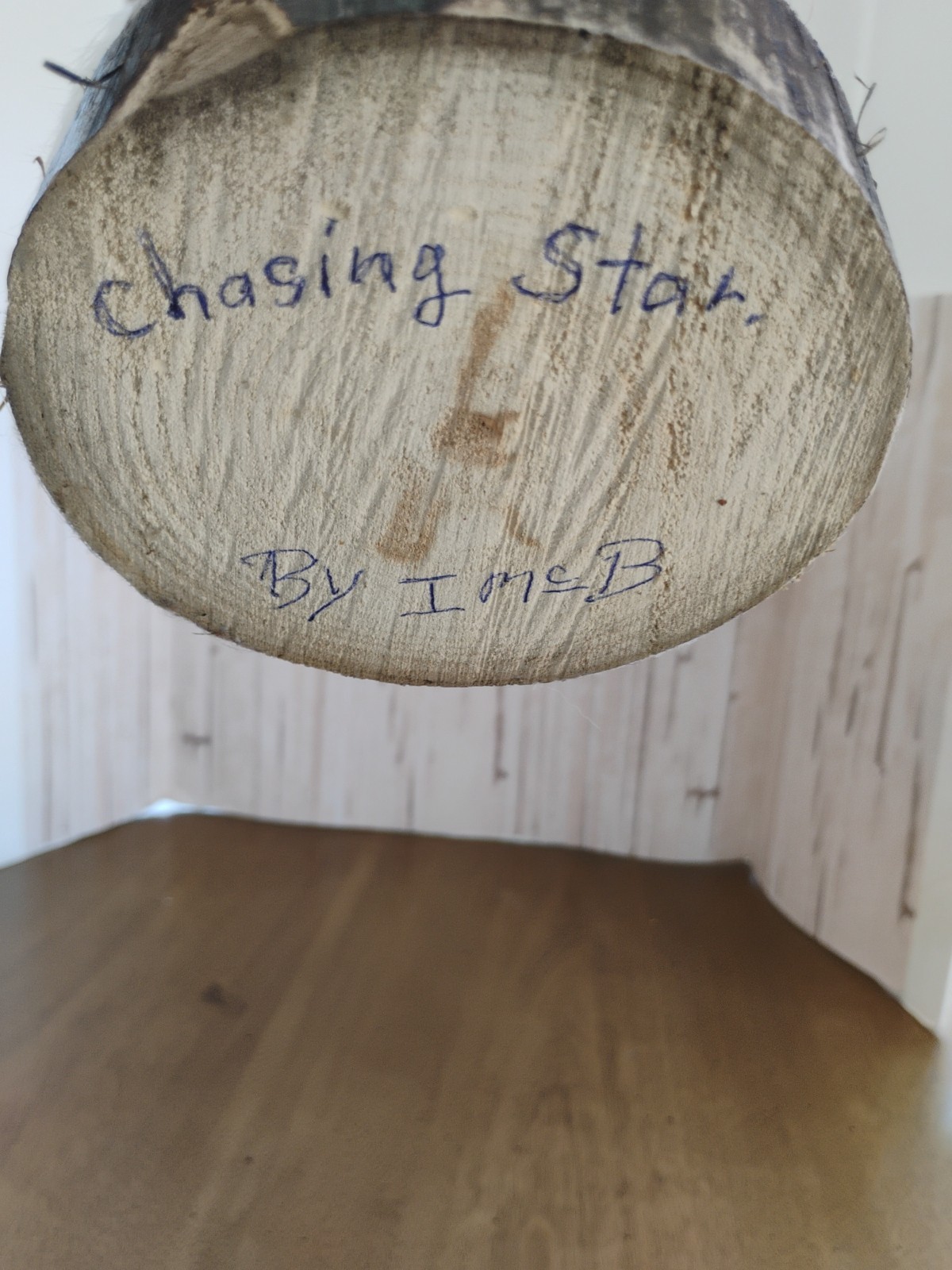 Vintage Large Navajo Kachina Doll Chasing Star Signed By Artist I McB