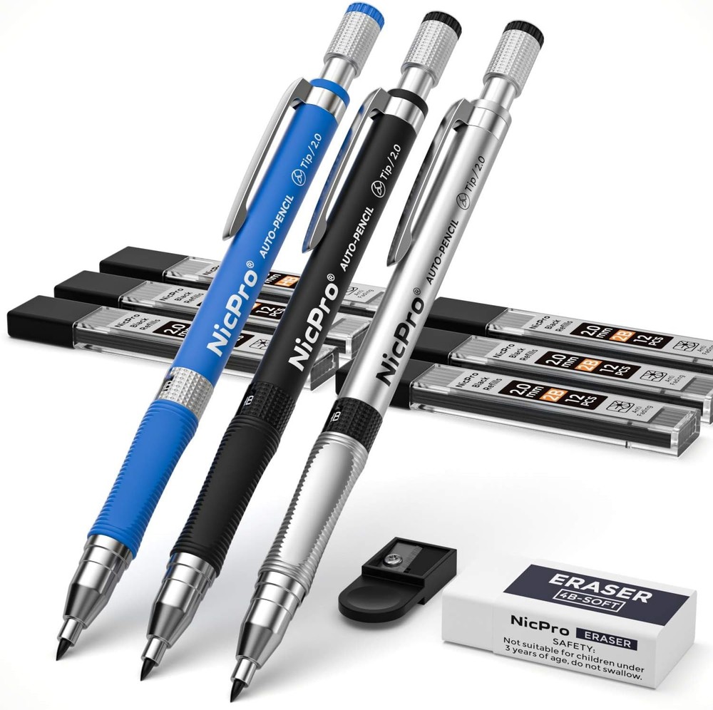 Mechanical Carpenter Pencil Set
