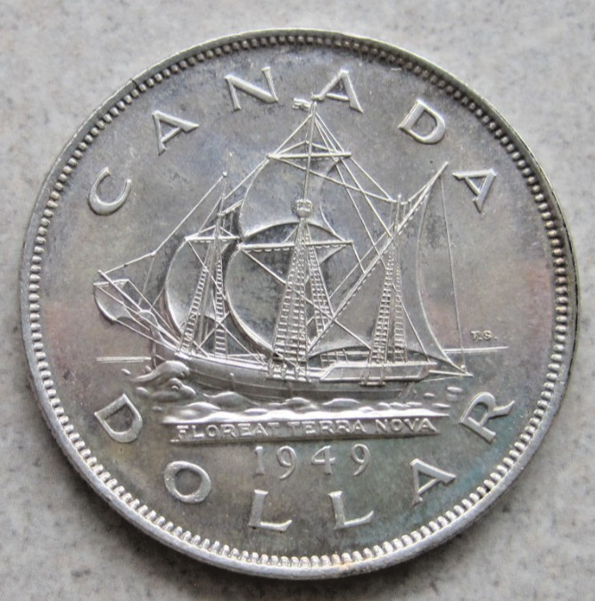 1949 Canada Silver Dollar - GEM!!