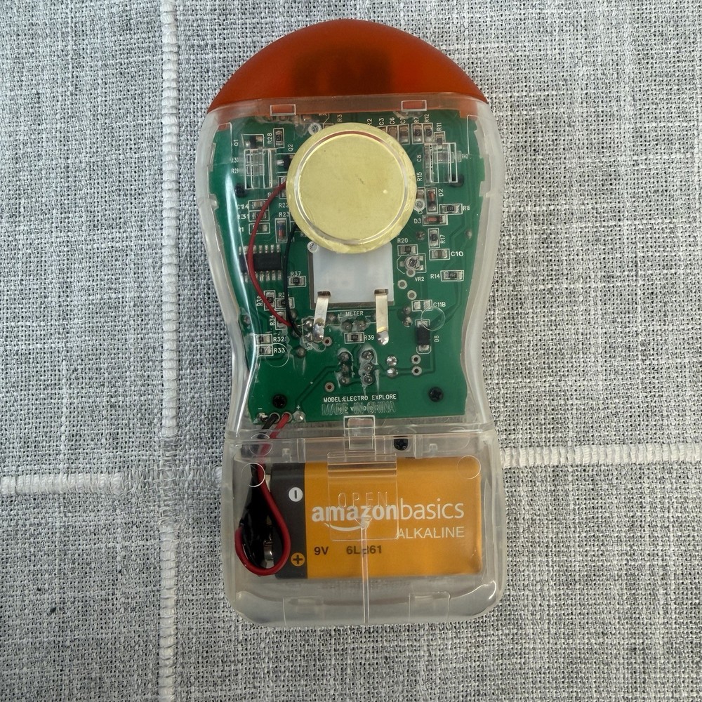 The Ghost Meter EMF Sensor Transparent Orange Ghost Hunter Detector