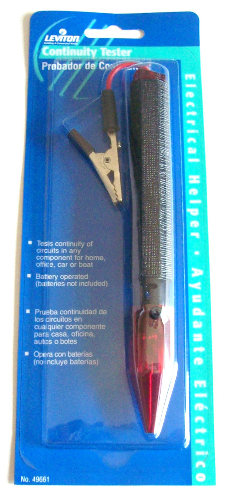 2pcs LEVITON CONTINUITY TESTER 49661 ELECTRICAL METER PROBE CIRCUIT AUTOMOTIVE