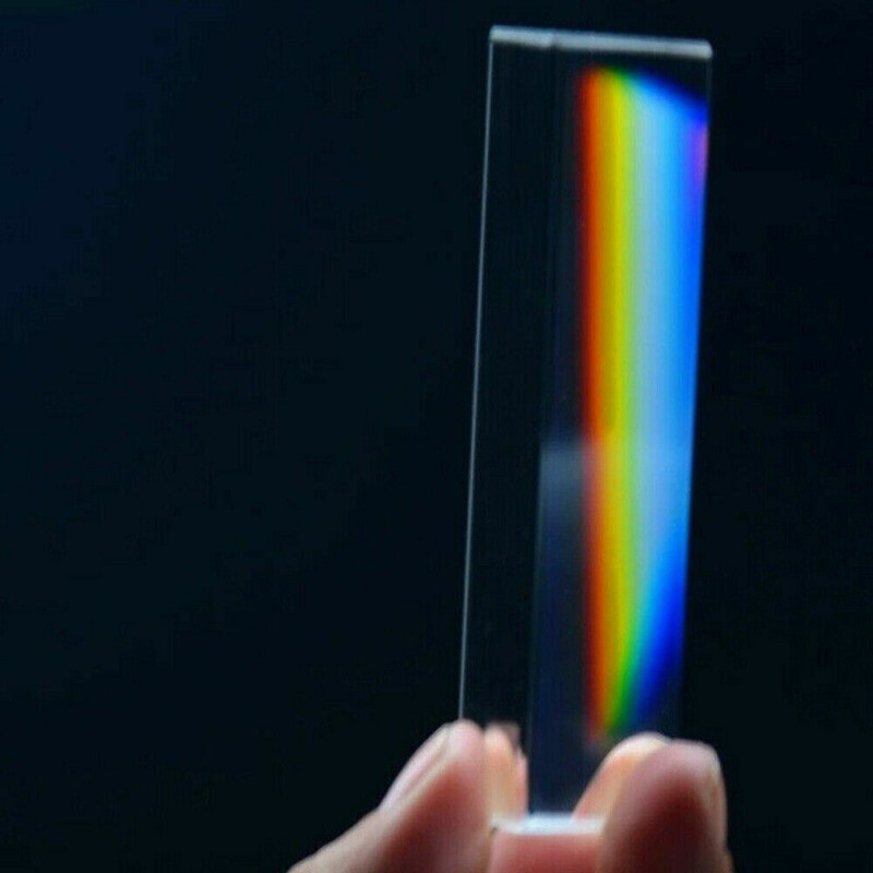 Triangular Prism Rainbow Prisma Crystal Photographic Physics Light Experiment