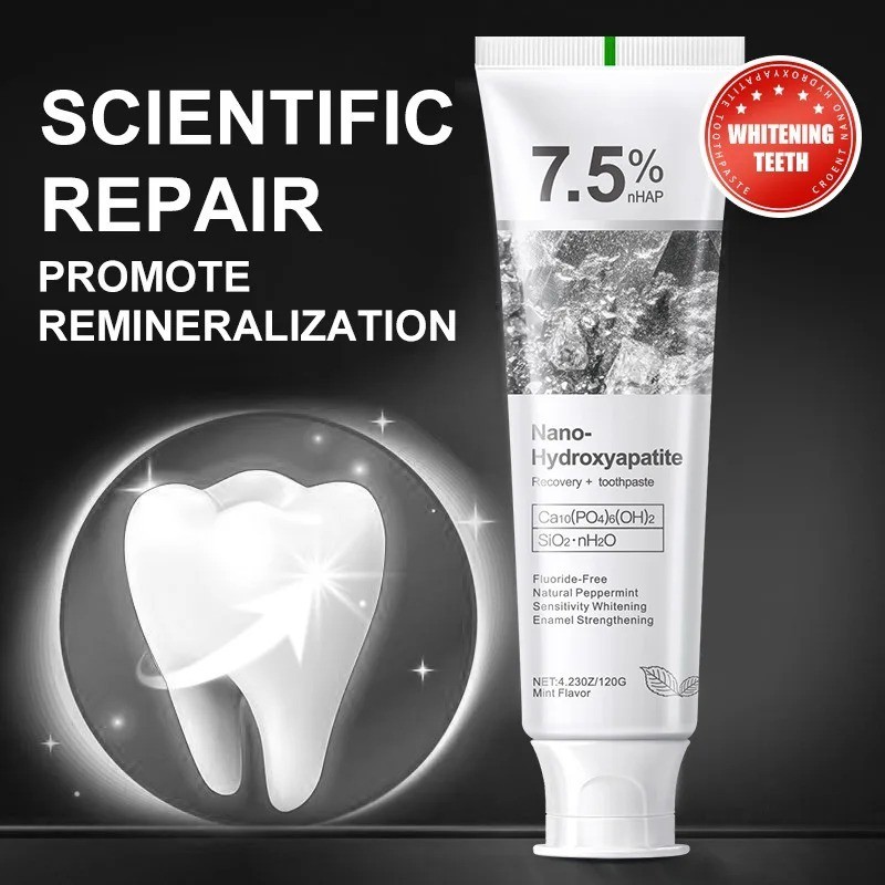 7.5% Hap Nano Hydroxyapatite Toothpaste Remove Deep Clean For Sensitive Teeth