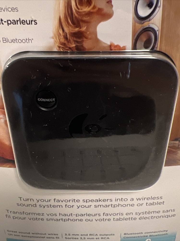 New Logitech Wireless Bluetooth Speaker Adapter Black Sealed 980-000540