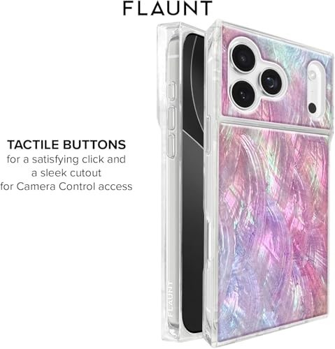 Flaunt Official Square Protective Case - Compatible with iPhone 17 Pro Max - Com
