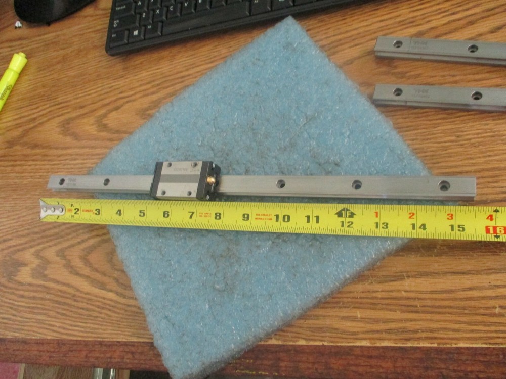THK 15½" Linear Rail with One SSR15 Tables