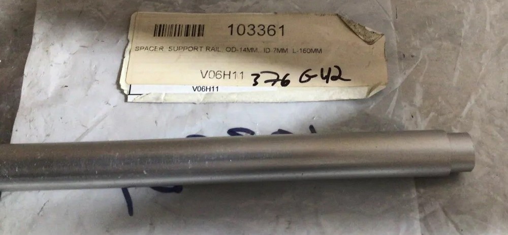 Multivac 103361 Spacer Support Rail Nos Surplus