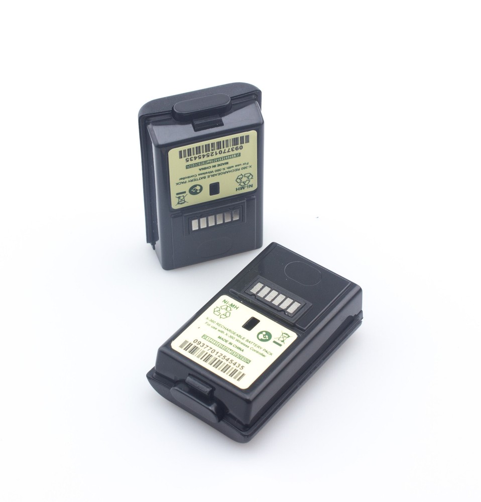 2Pack 3600mAh Battery for Xbox 360 Wireless Controller Ni-MH Replacement Battery