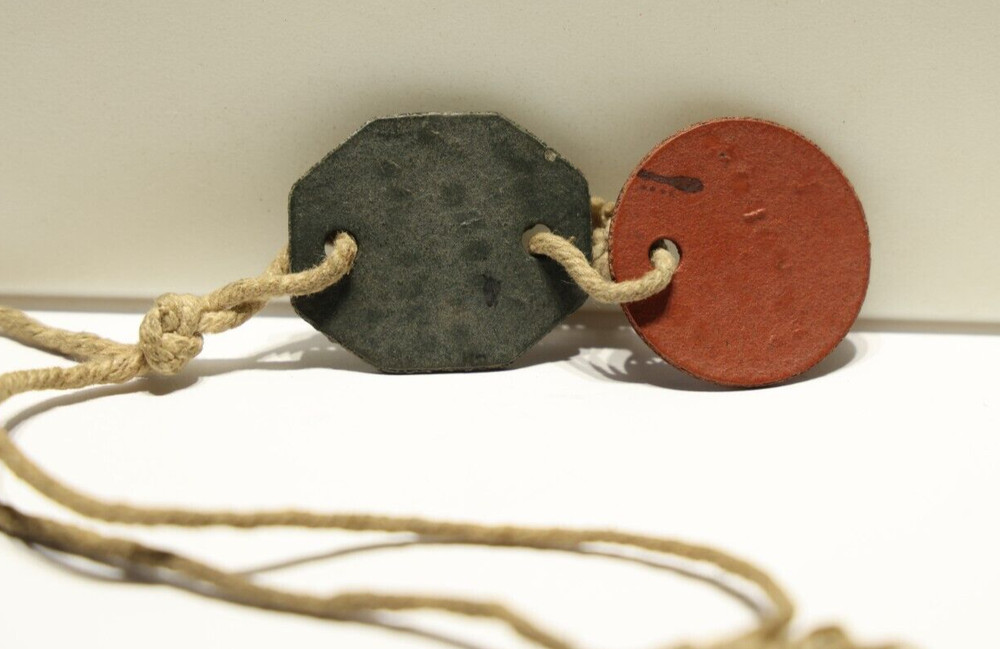 WWI Canada Dog Tags on Original String