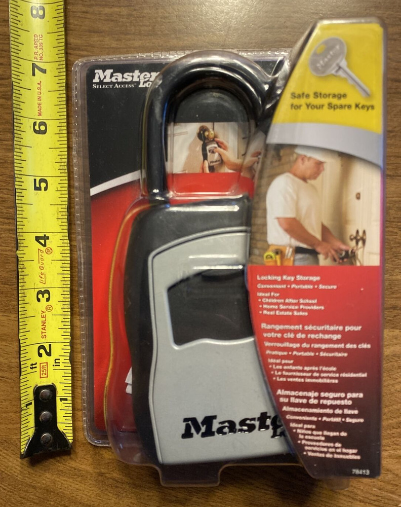 NOS Master Lock 5400D Select Access Combination Safe Spare Keys Storage 2007 B4