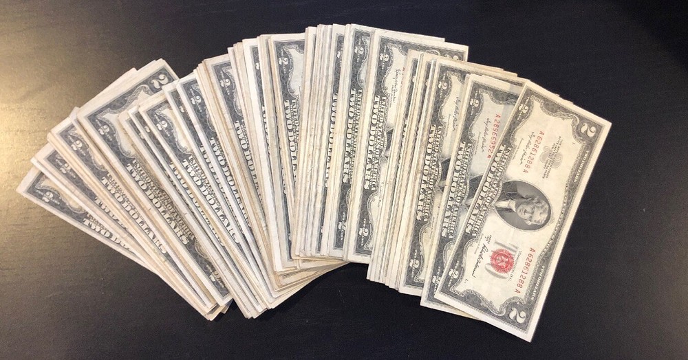 1963 Two Dollar About Uncirculated Bills AU • 1963 ($2) Notes • 1 Note