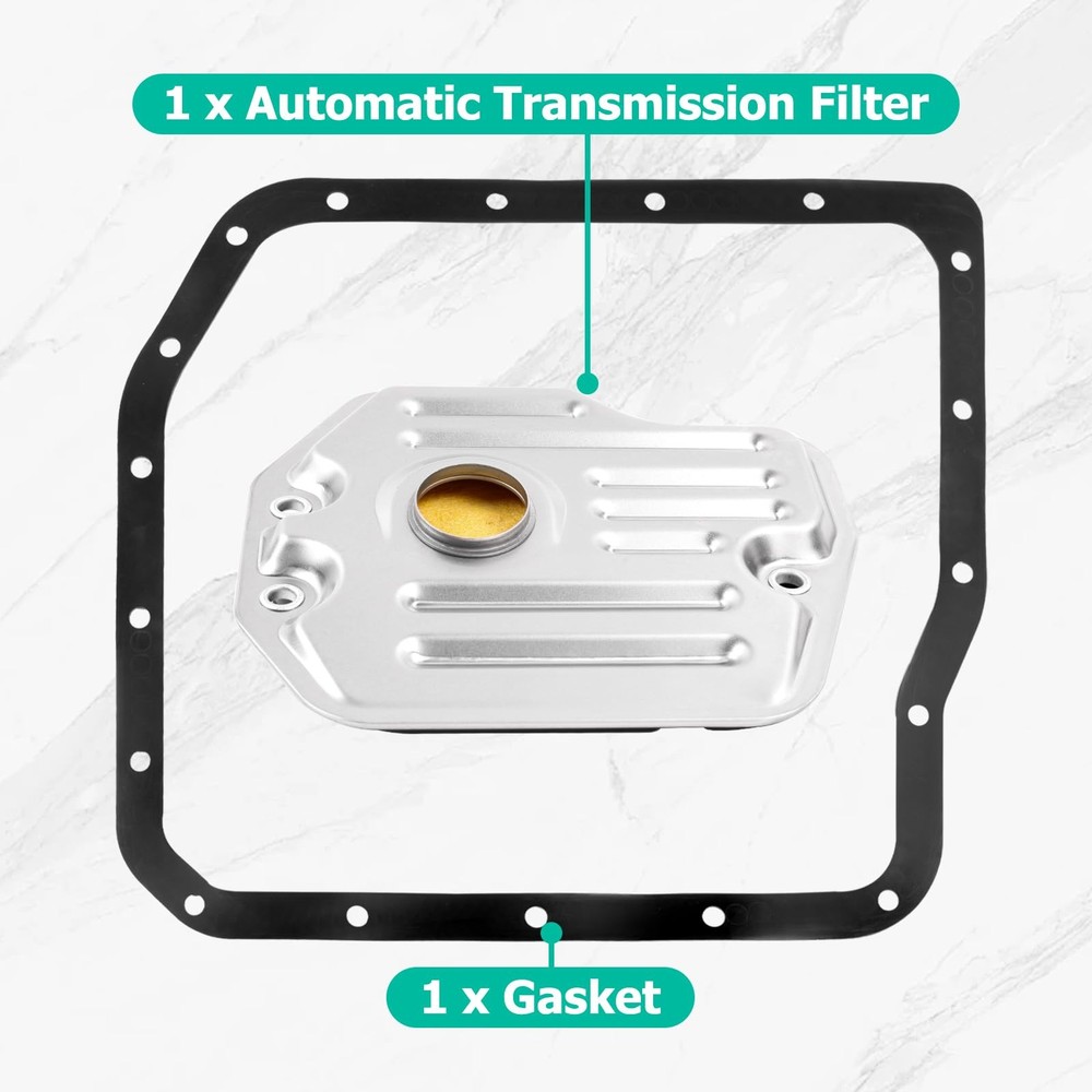 Automatic Transmission Filter with Gasket Kit U140E Compatible 35330-06010