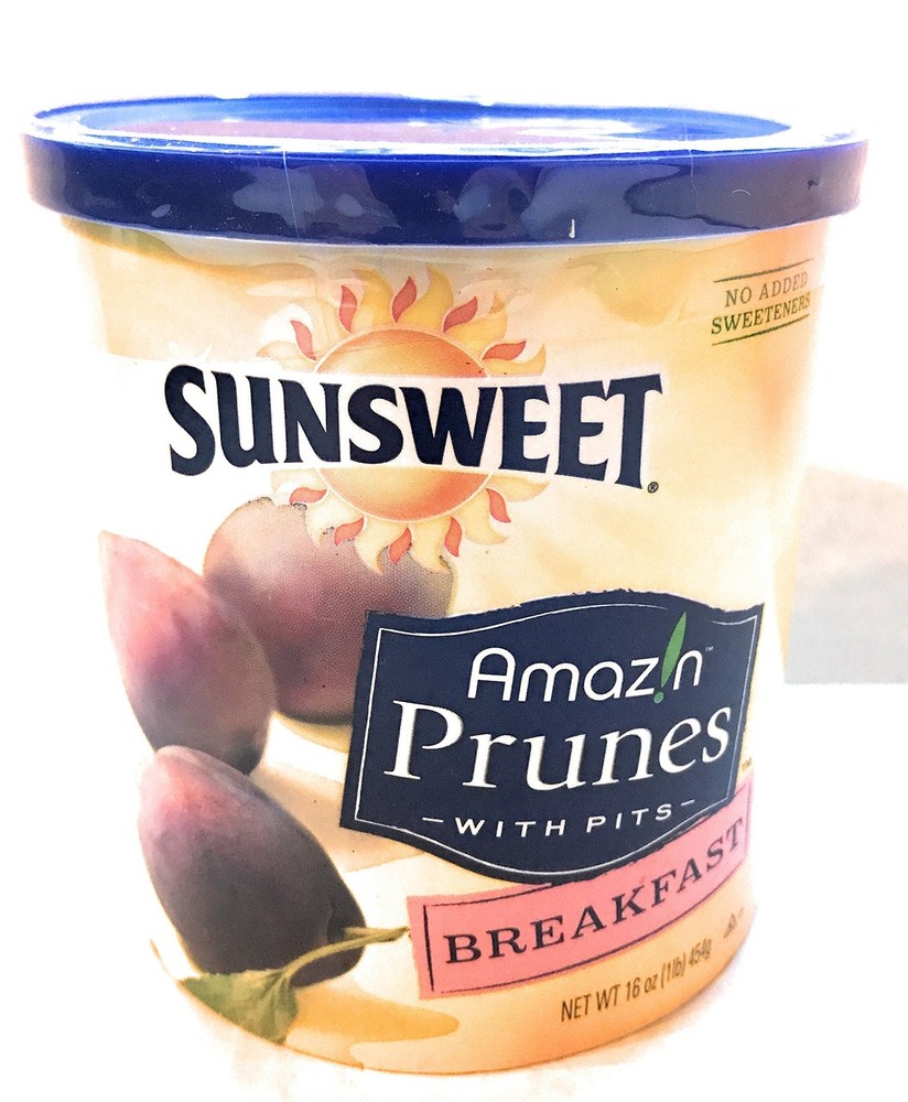 Sunsweet Prunes With Pits Breakfast Prunes 16 oz Container