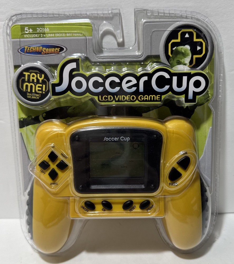 TechnoSource SoccerCup Handheld Electronic Game Sealed BN5