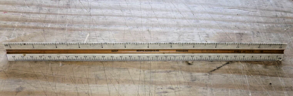 KEUFFEL & ESSER Model 1631P DRAFTING SCALE Paragon