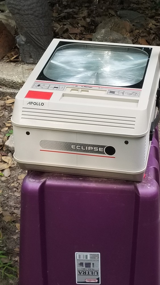 VINTAGE APOLLO ECLIPSE EDUCATIONAL OVERHEAD PROJECTOR SCHOOL ROOM
