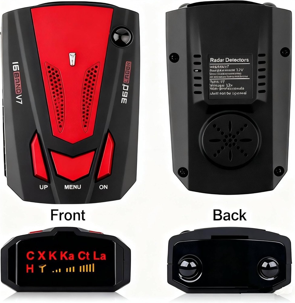 Radar Detector - Full Frequency Detection with Real-Time Voice Alerts