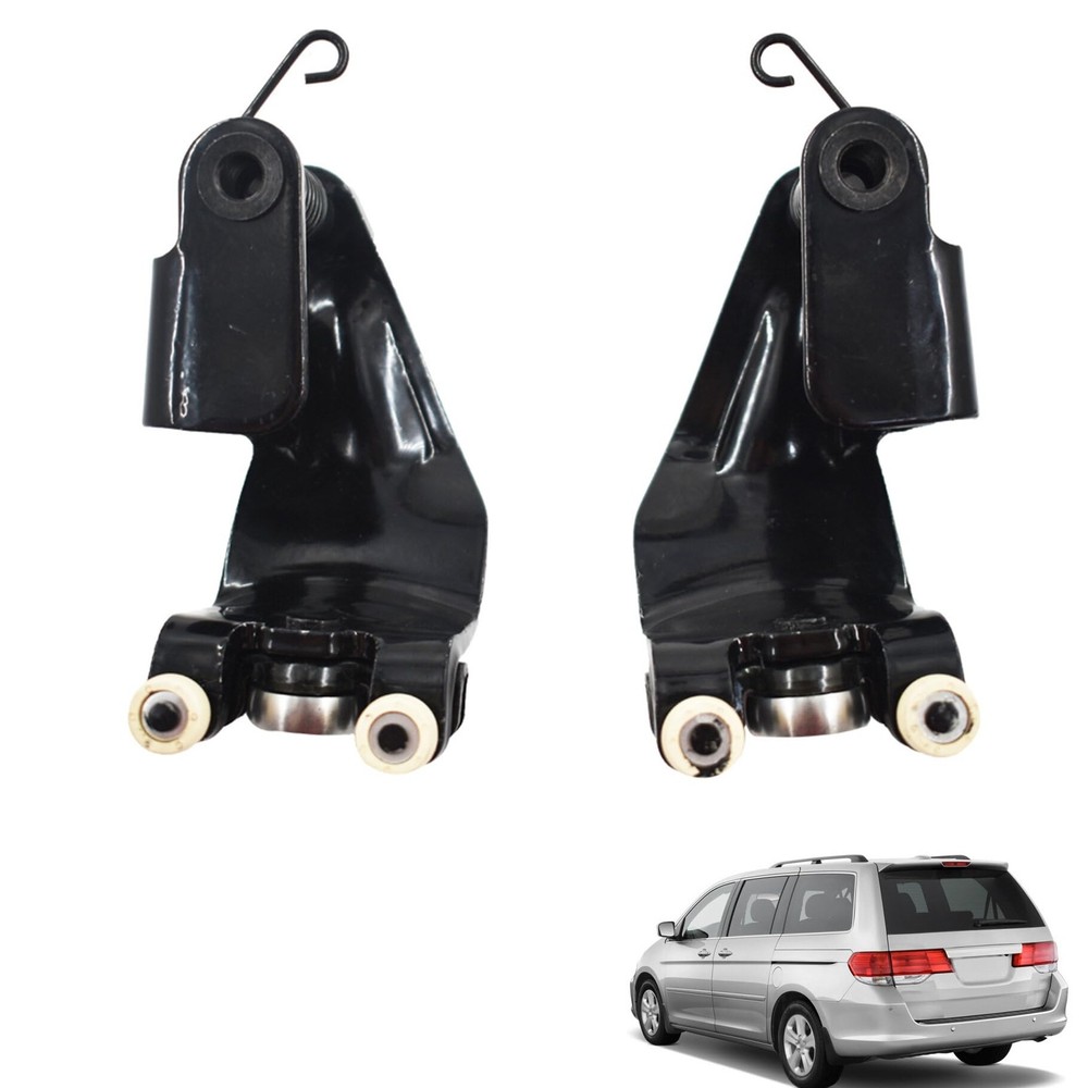 TJHSM 2Pcs Left Right Sliding Door Rollers Hinge Assembly Black Replacement...