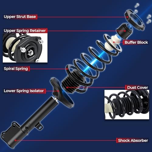 Front Pair Complete Strut Spring Front Struts(Set of 2) 2005-2010 Scion tC