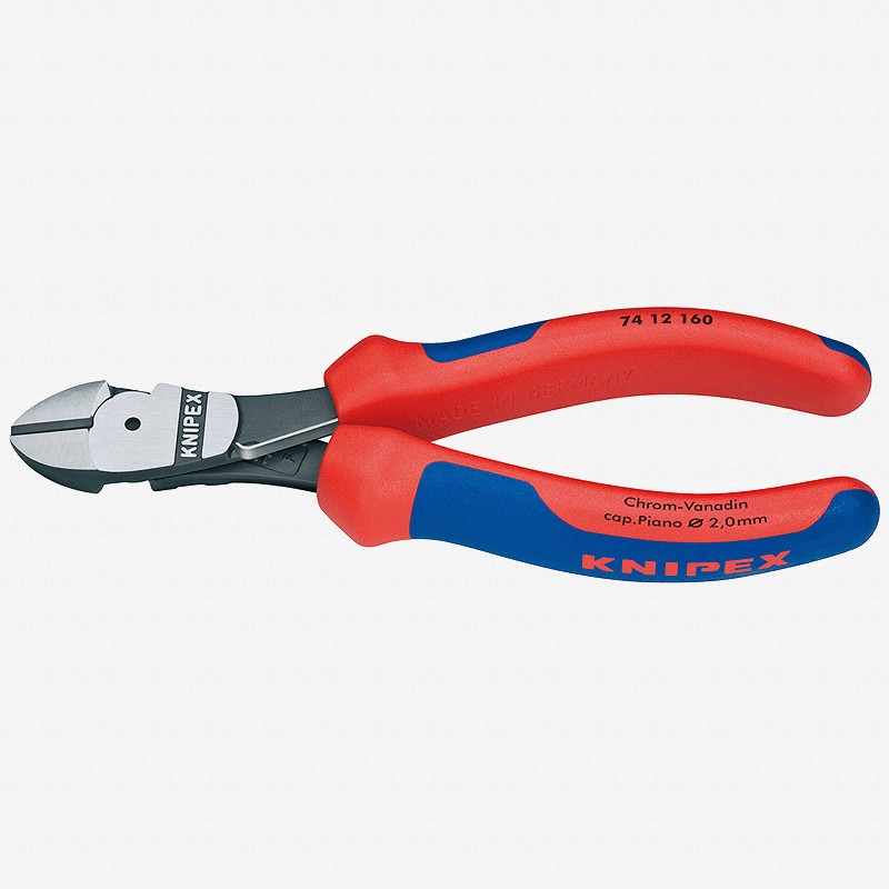 Knipex 6.3" High Leverage Diagonal Cutters w/ Spring - MultiGrip