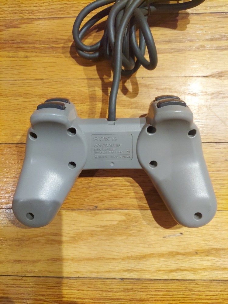 Sony PlayStation 1 Controller Gray (SCPH-1080) - PS1 OEM Authentic Works!