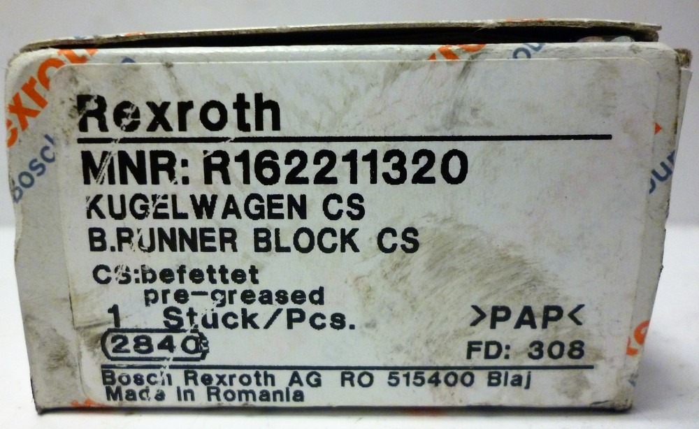 Bosch R162211320 Linear Carriage