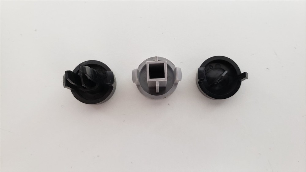 OEM Replacement Nintendo GameCube - Power, Reset, Open Button Set Black (3Pcs.)