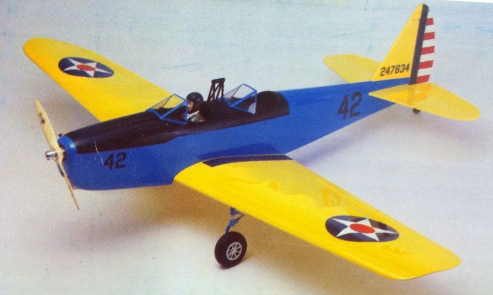 PT-19 PLAN + CONSTRUCTION ARTICLE to Build a 53" UC Scale Stunt Model Airplane