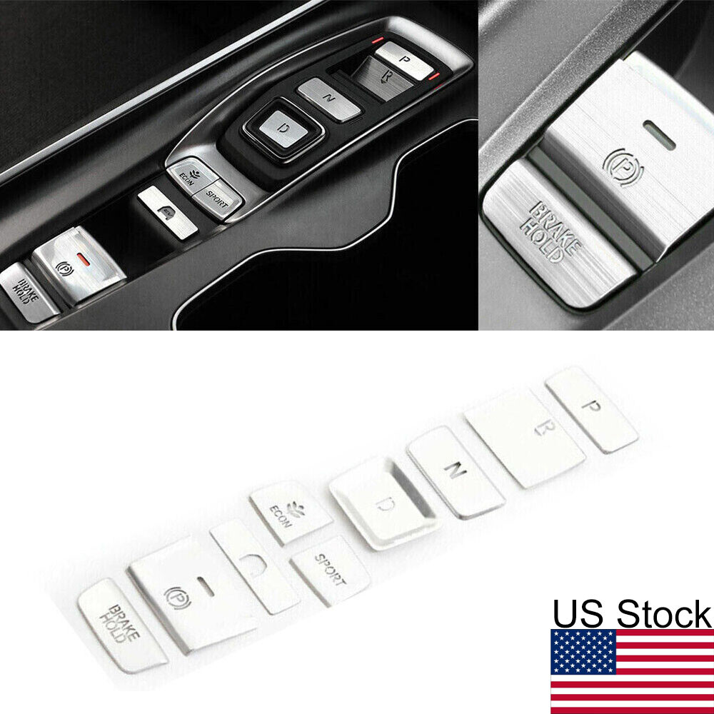 Interior Gear Shift Box Panel Button Sequin Cover For Honda Accord 2018-2022