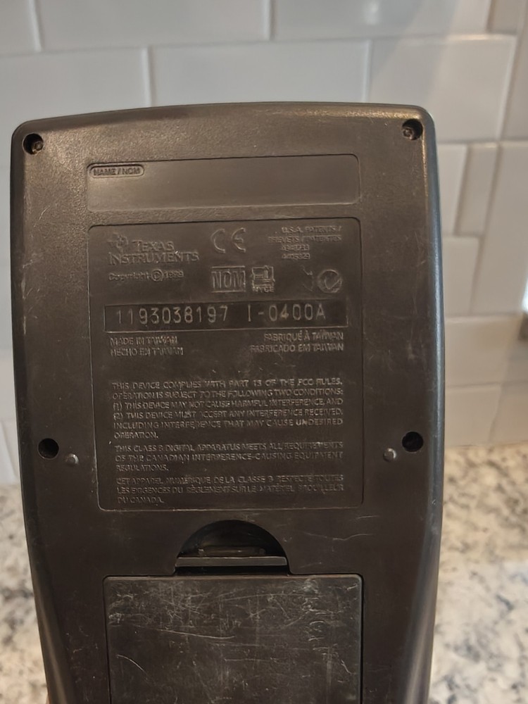 Texas Instruments TI-83 Plus Graphing Calculator with Cover TESTED & WORKING