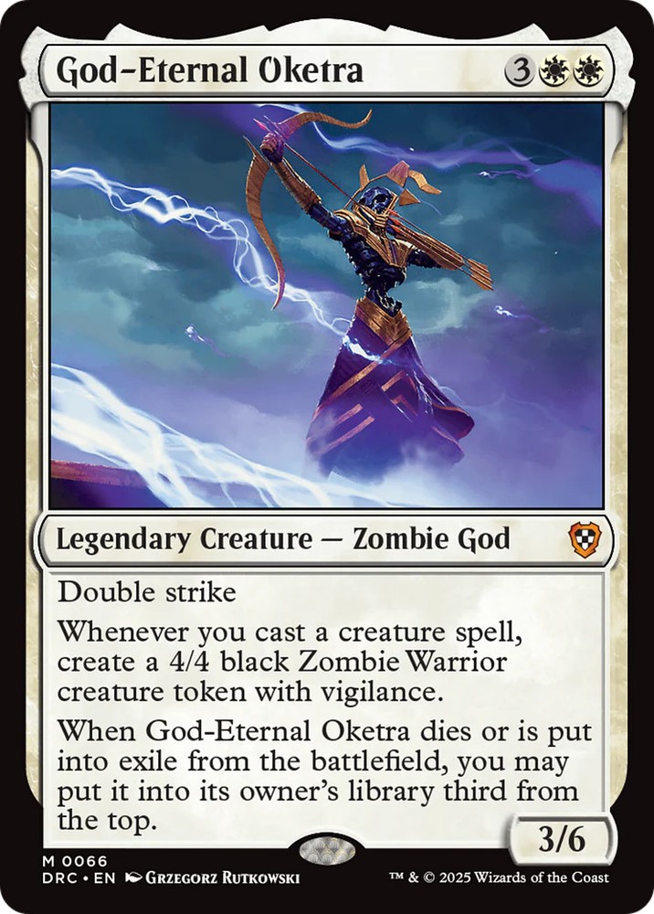 God-Eternal Oketra [Aetherdrift Commander] Near Mint