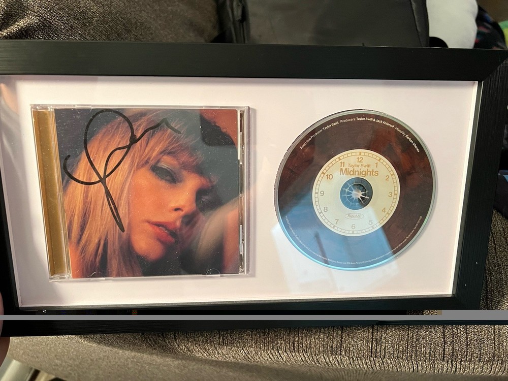 Framed Signed Midnights Mahogany Edition CD