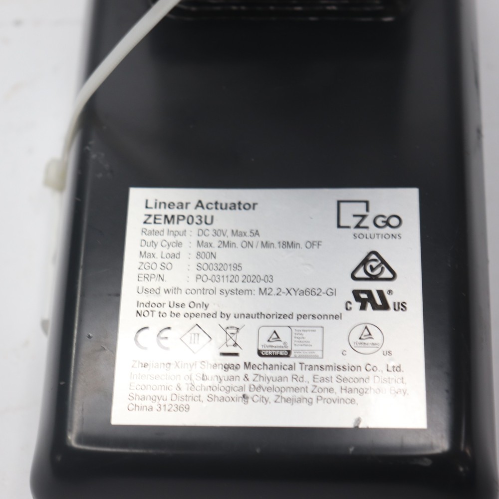 Linear Actuator 30V DC 5A ZEMP03U