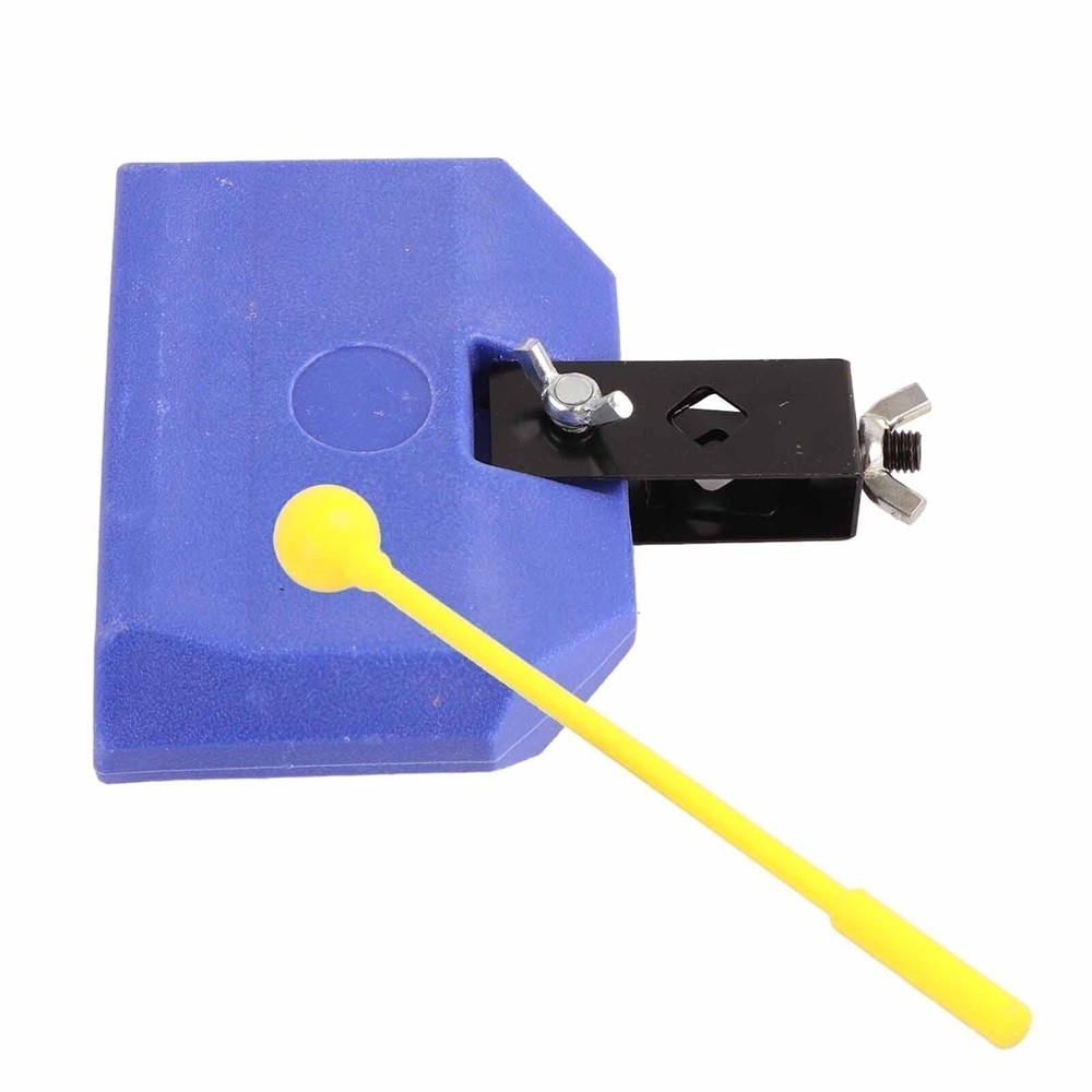 Blue Environmentally Friendly Plastic Percussion Instruments Block Latin Drum