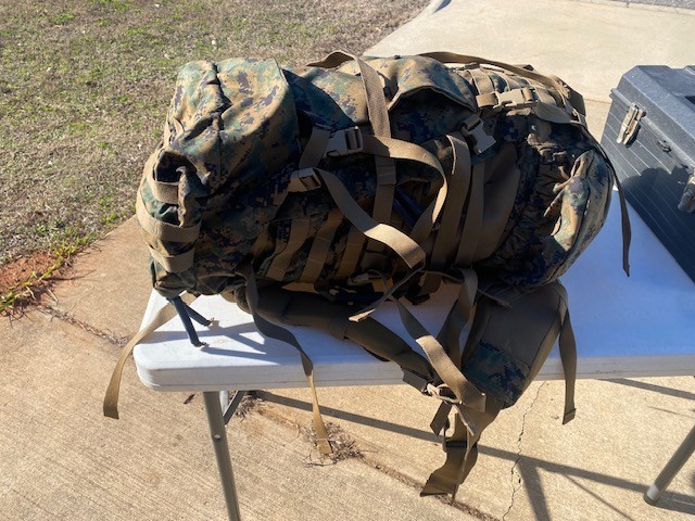 Large military backpack