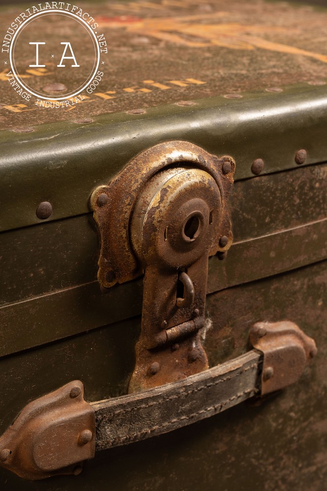 Small Vintage Steamer Trunk