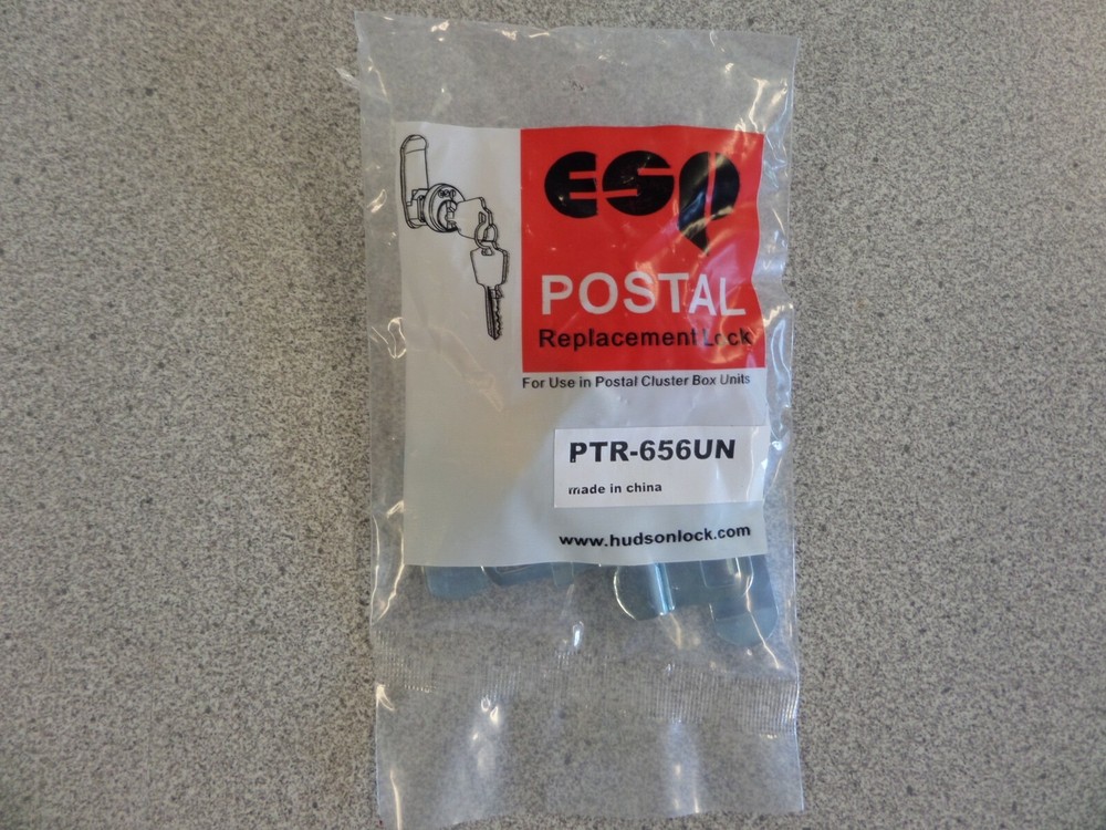 ESP PTR656UN UNIVERSAL MAILBOX LOCK WITH 5 DIFFERENT CAMS