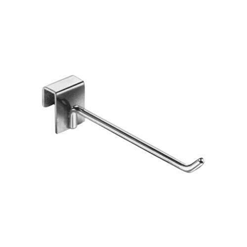 H9 9" Display Hooks for Rectangular Tubing, Chrome