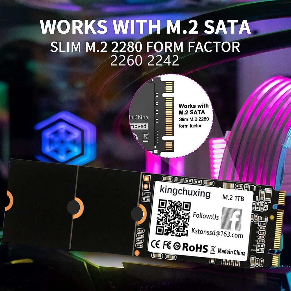 512GB SSD M.2 SATA NGFF 2280-2242 Internal Solid State Drive M 2 Fast Speed SSD
